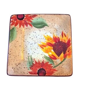 Pfaltzgraff Evening Bread or Appetizer Plate 5" square Piece 4/8 Retired Pattern